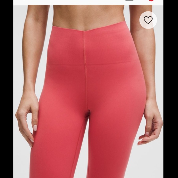 NWT Lululemon Glow Up High Rise Tight Desert Red Size 4 | Hemmed 22.5” Inseam - Picture 5 of 14